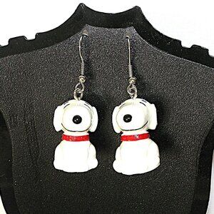 Snoopy Earrings, 3D, NEW